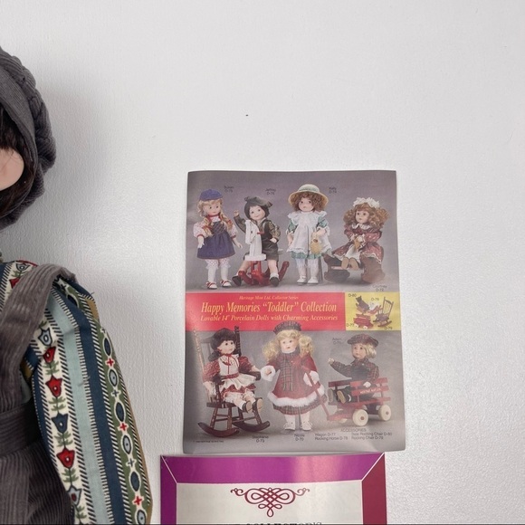 HAPPY Memories Toddler Collection Porcelain Boy Doll “Jeffrey” 1990 14” - Picture 8 of 10